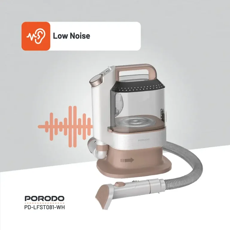 کیت آرایش و تمیزکننده حیوانات خانگی پورودو لایفاستایل Porodo Lifestyle Pet Grooming Kit Trimmer & Vacuum با کمترین صدا