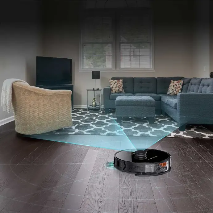 نقشه یابی جارو رباتیک هوشمند پاورولوژی Powerology Smart Station Robot Vacuum & Mop
