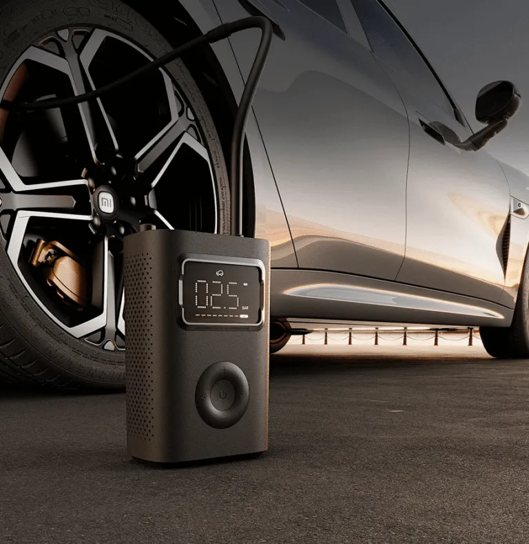 پمپ باد برقی قابل حمل شیائومی Xiaomi Portable Electric Air Compressor 2 Pro برای باد کردن لاستیک ماشین