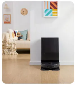 جارو رباتیک هوشمند Roborock Qrevo استیشن دار در خانه