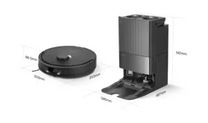 ابعاد استیشن و جارو رباتیک هوشمند Roborock Qrevo