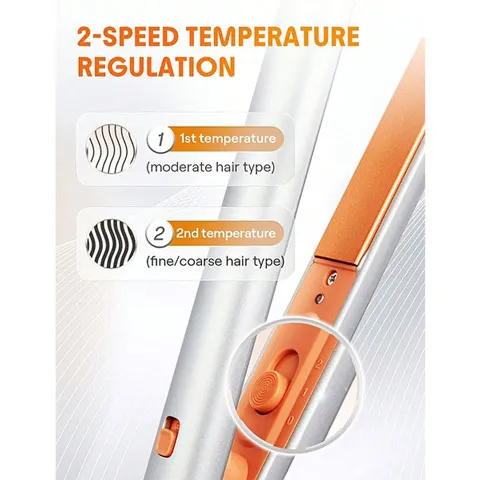 اتو موی مسافرتی شیگلم مدل Travel Buddy Mini Hair Straightener با دو درجه حرارت