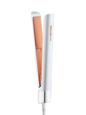 اتو موی مسافرتی شیگلم مدل Travel Buddy Mini Hair Straightener سفید و نارنجی