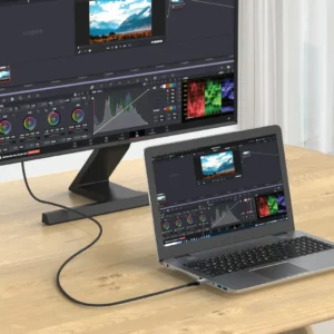 کابل HDMI با کیفیت 8K گرین لاین Green Lion 8K HDMI to HDMI Cable with 48Gbps Bandwidth & 3m Length برای اتصال لپ تاپ به مانیتور