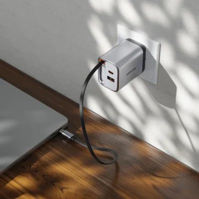 آداپتور شارژر 40 وات مدل اروپا Green Lion GaN Premium EU Plug Wall Charger 40W برای شارژ لپ تاپ