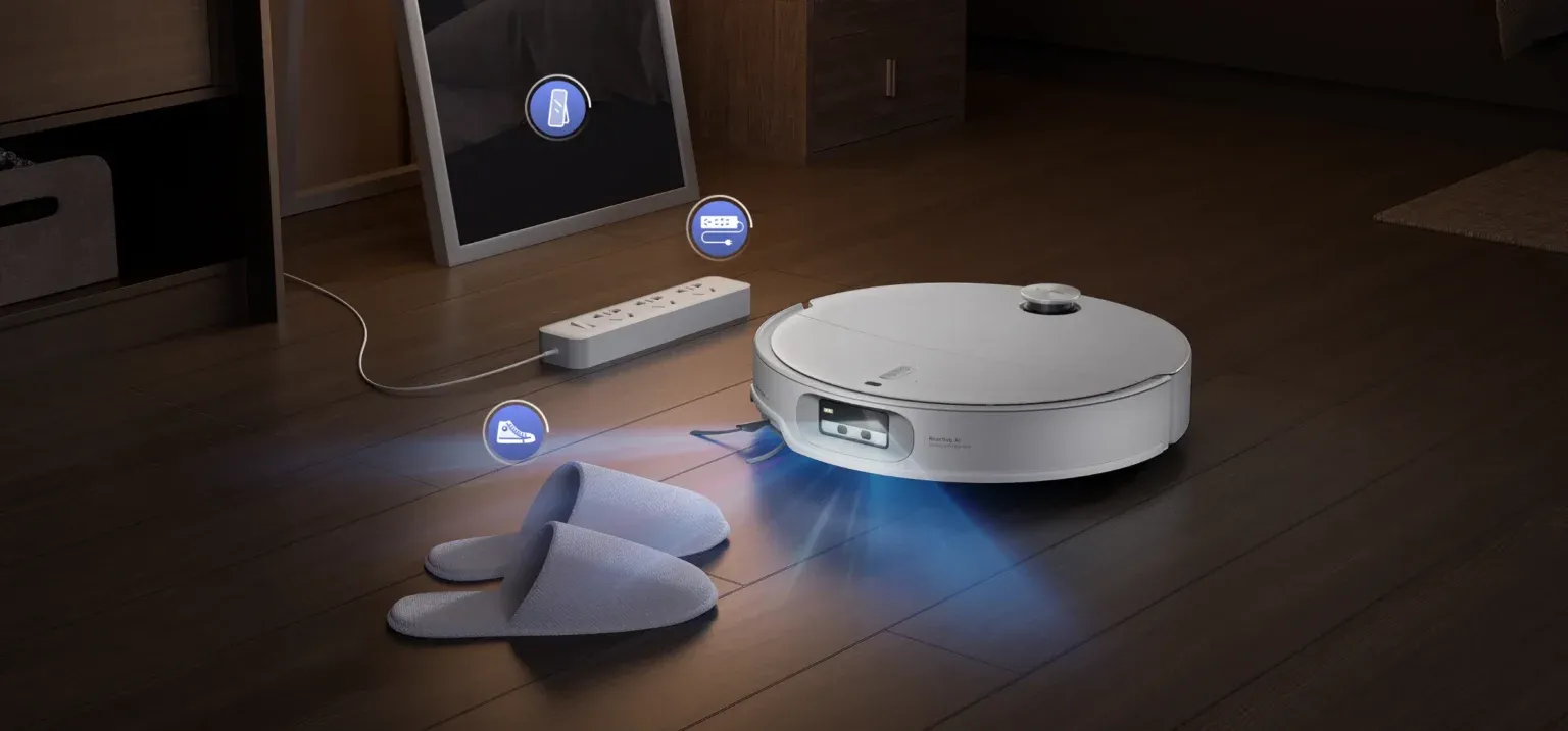 قابلیت تشخیص موانع جارو رباتیک هوشمند Roborock Qrevo CurvX