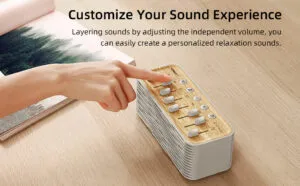 دستگاه صدای آرامشبخش EZVALO White Noise Sleep Sound Machine SM2L-B