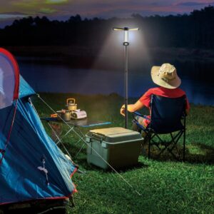 چراغ کمپینگ پایه دار شارژی گرین لاین Green Lion Trio Beam Lite Tripod Camping Light