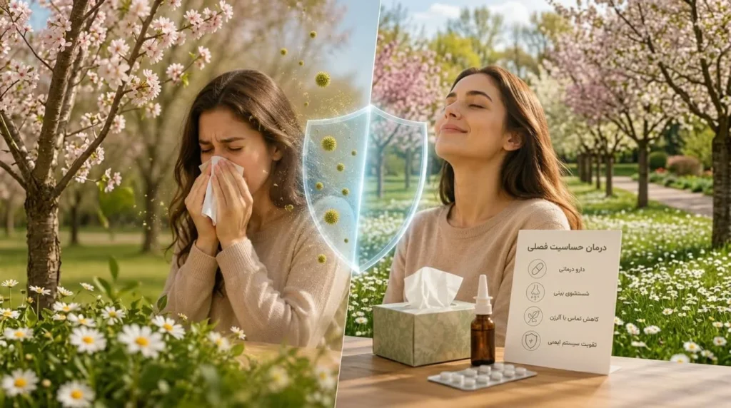 درمان حساسیت فصلی - آلرژی