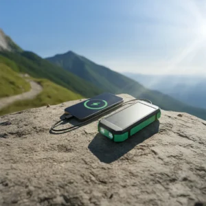 پاوربانک Solar Flex ظرفیت 20000 میلی آمپری گرین لاین Green Lion Solar Flex 20000mAh Power Bank