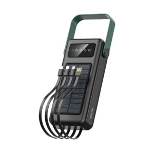پاوربانک Solar Max ظرفیت 30000 میلی آمپری گرین لاین Green Lion Solar Max 30000mAh Powerbank